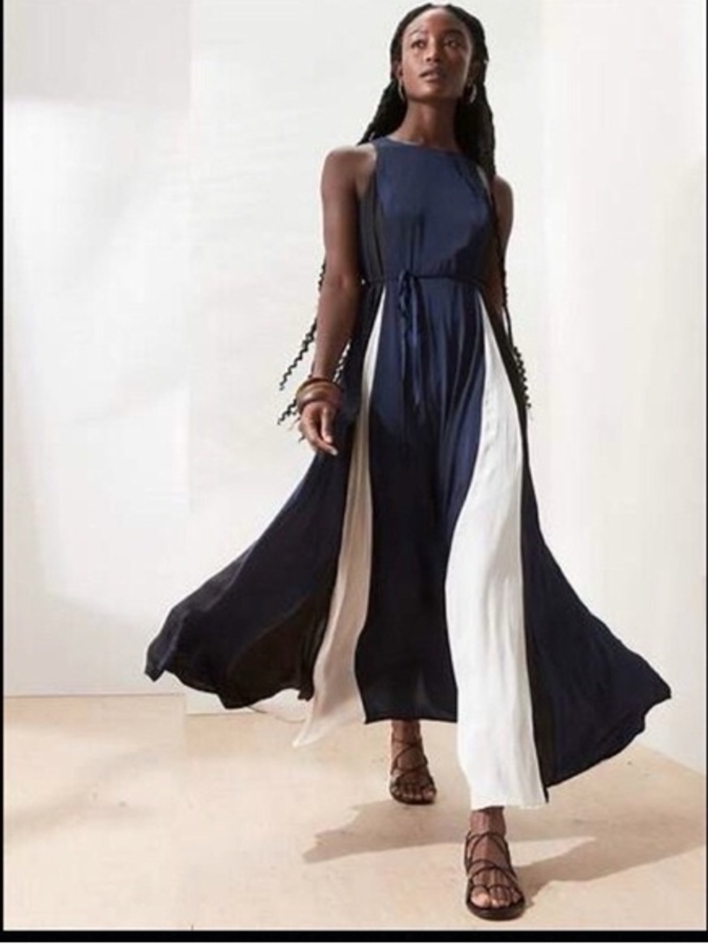 Banana Republic Flowy Color block Dress